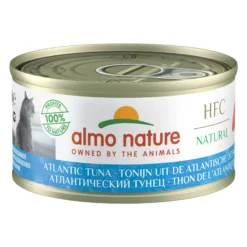 Almo Nature HFC 70 Natural Cibo per Gatti - Lattina - Tonno Atlantico