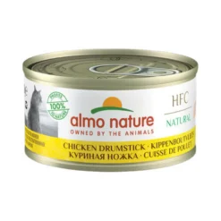 Almo Nature HFC 70 Natural Cibo per Gatti - Lattina - Carne di Coscia di Pollo