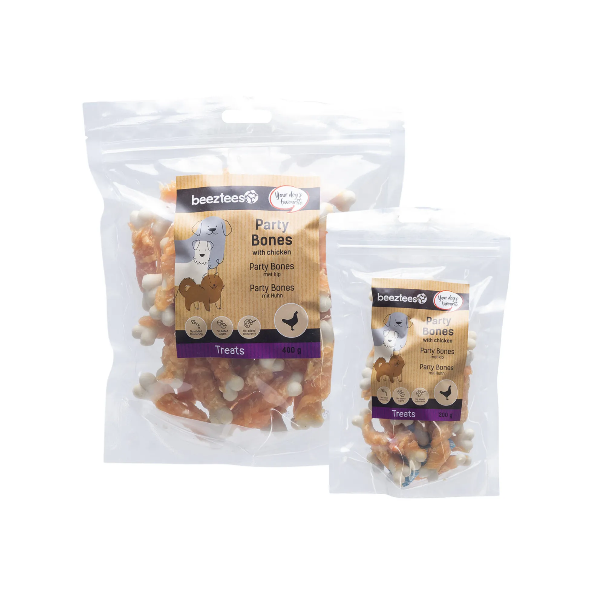 Beeztees Party Bones - Pollo