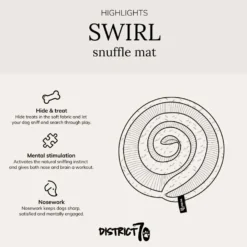 District 70 Swirl Snuffle Mat