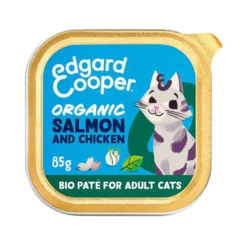 Edgard & Cooper Adult Cat - Biologico - Salmone e Pollo - Paté