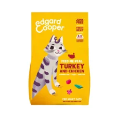 Edgard & Cooper Adult Cat - Tacchino e Pollo da Allevamento all'Aperto - Crocchette