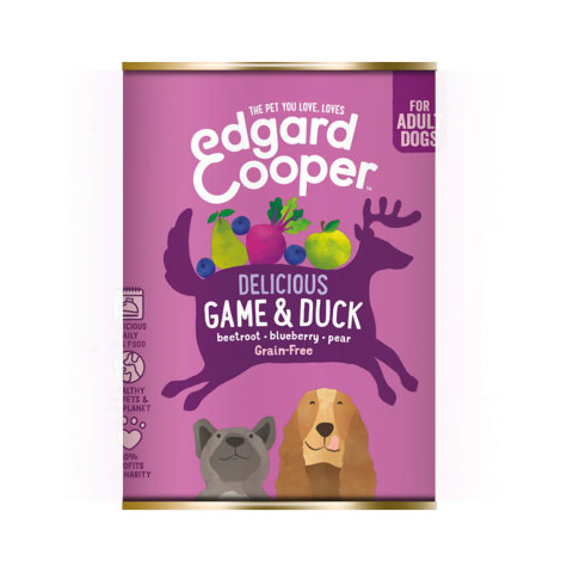 Edgard & Cooper Adult - Selvaggina e Anatra - Lattina