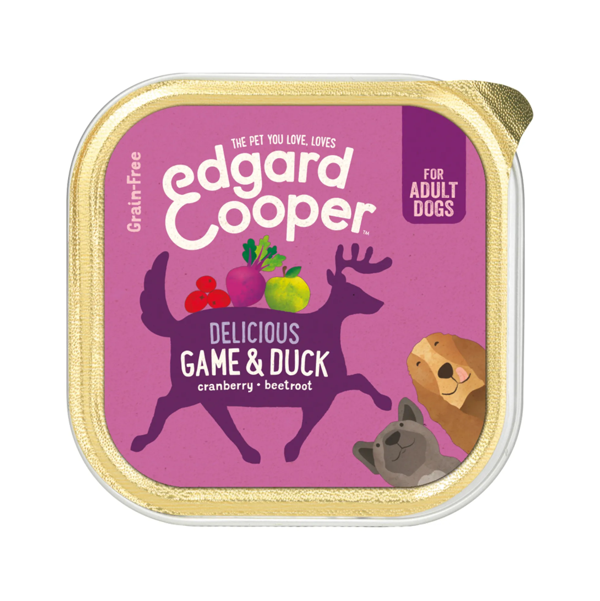 Edgard & Cooper Adult - Selvaggina e Anatra - Vaschetta