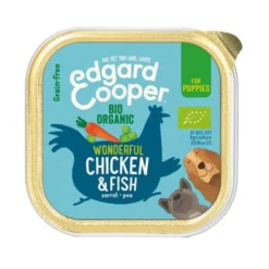 Edgard & Cooper Biologico Cucciolo - Pollo e Pesce - Vaschetta