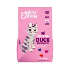 Edgard & Cooper Kitten - Anatra e Pollo Ruspanti - Crocchette