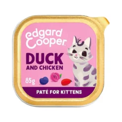 Edgard & Cooper Kitten - Anatra e Pollo da Allevamento all’Aperto - Paté