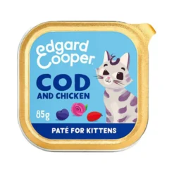 Edgard & Cooper Kitten - Merluzzo MSC e Pollo Ruspante - Paté