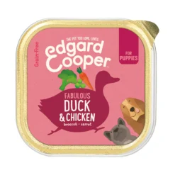Edgard & Cooper Puppy - Anatra e Pollo - Vaschetta