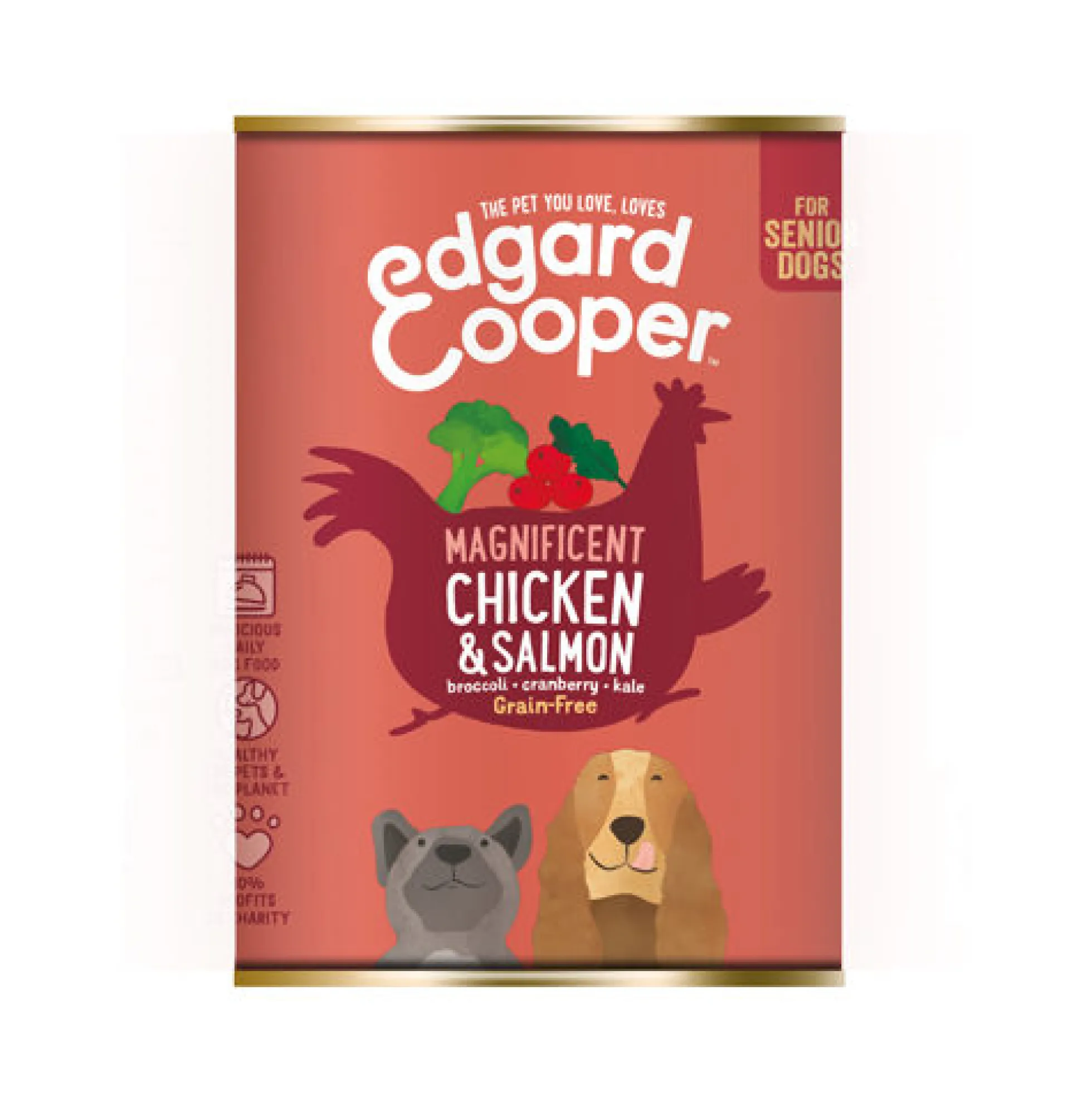 Edgard & Cooper Senior - Pollo e Salmone - Lattina