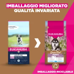 Eukanuba Dog Puppy & Junior Large Grainfree Cibo per Cani