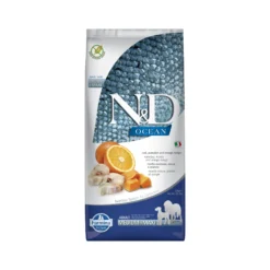 Farmina N&D Ocean Adult Medium & Maxi Cibo per cani - Merluzzo, zucca e arancia