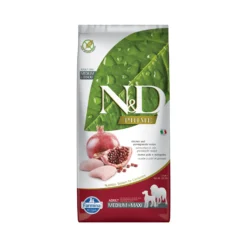 Farmina N&D Prime Adult Medium & Maxi Cibo per cani - Pollo e Melograno
