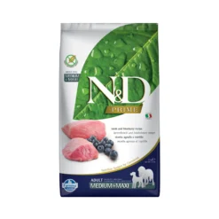 Farmina N&D Prime Adult Medium & Maxi Cibo per cani - Agnello e mirtillo