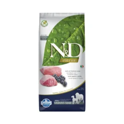 Farmina N&D Prime Adult Medium & Maxi Cibo per cani - Agnello e mirtillo