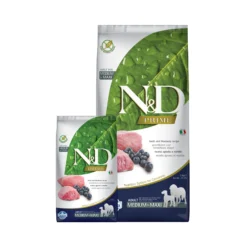 Farmina N&D Prime Adult Medium & Maxi Cibo per cani - Agnello e mirtillo