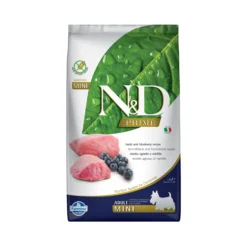 Farmina N&D Prime Adult Mini Cibo per cani - Agnello e mirtilli