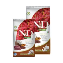 Farmina N&D Quinoa Skin & Coat Adult Medium & Maxi Alimento per cani - Cervo