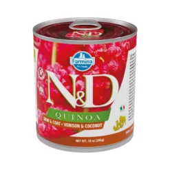 Farmina N&D Quinoa Skin & Coat Adult Alimento umido per cani - Cervo
