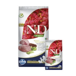 Farmina N&D Quinoa Weight Management Cibo per Cani Adulti - Agnello