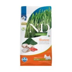 Farmina N&D Spirulina Adult Mini cibo per cani - Herring & Goji Berries