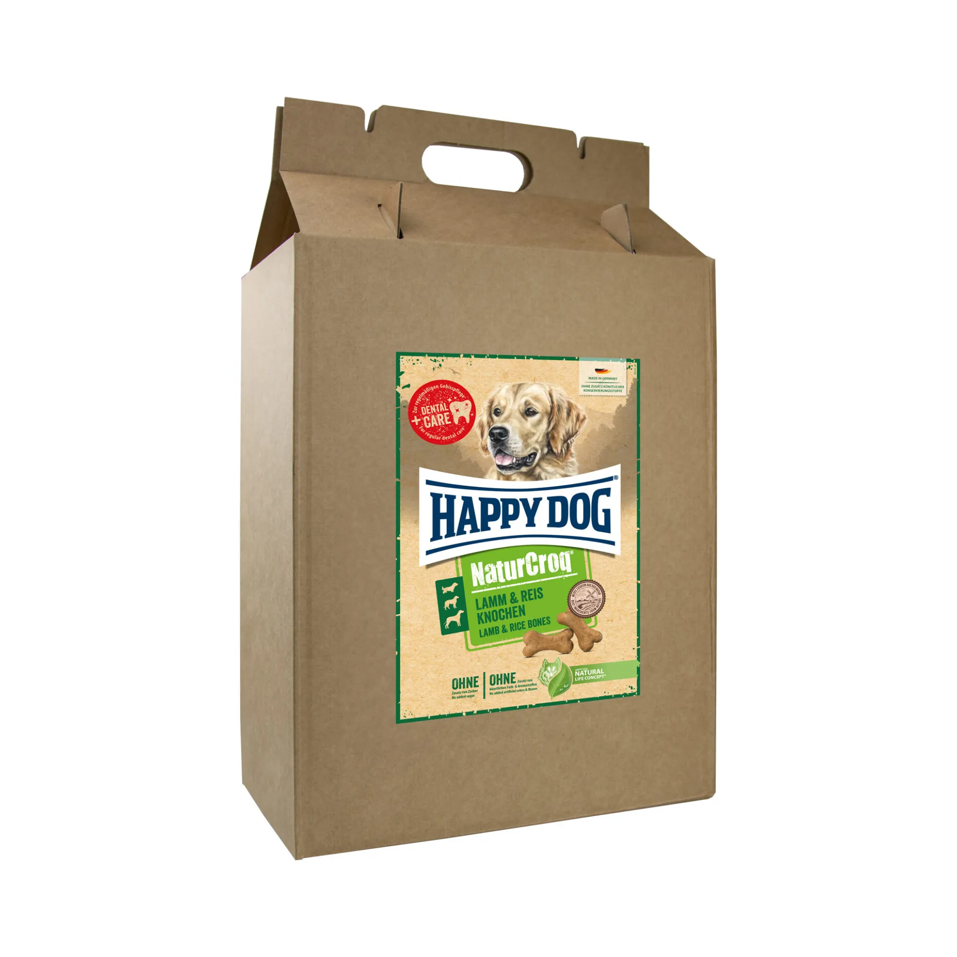 Happy Dog NaturCroq Biscotti per Cani - Agnello e Riso