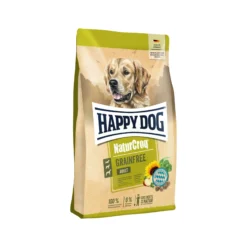 Happy Dog Naturcroq Cibo per Cani Senza Cereali - Salmone e Pollame