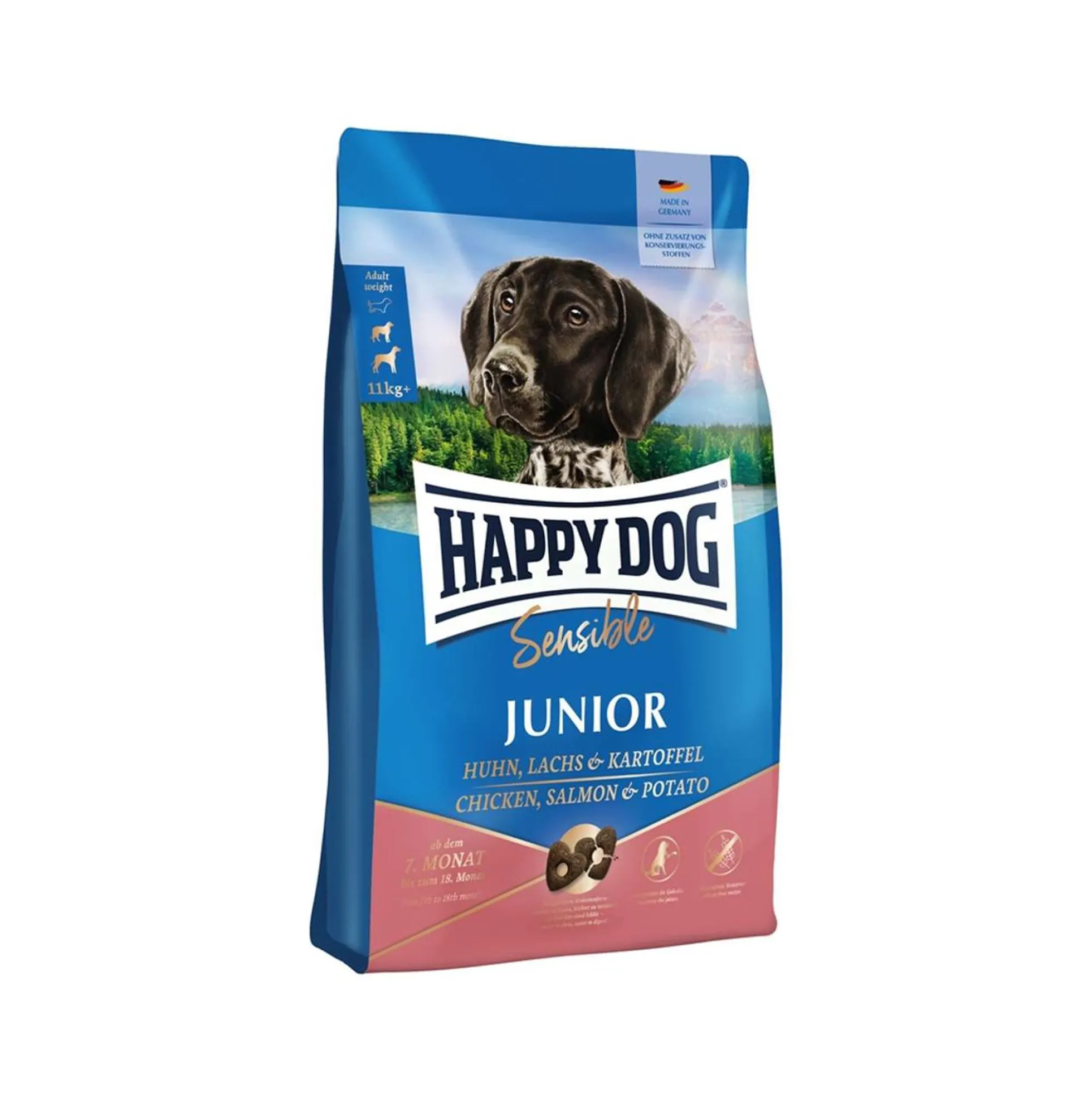 Happy Dog Sensible Junior - Pollo, Salmone e Patate