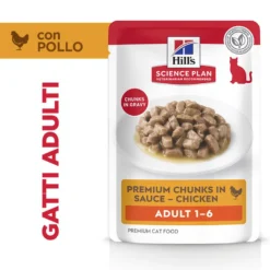 Hill's Science Plan - Feline Adult - Chicken/Poultry - Buste Cibo Umido