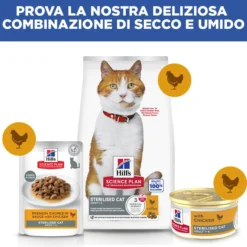 Hill's Science Plan Feline Sterilised Adult Premium Mousse - Pollo
