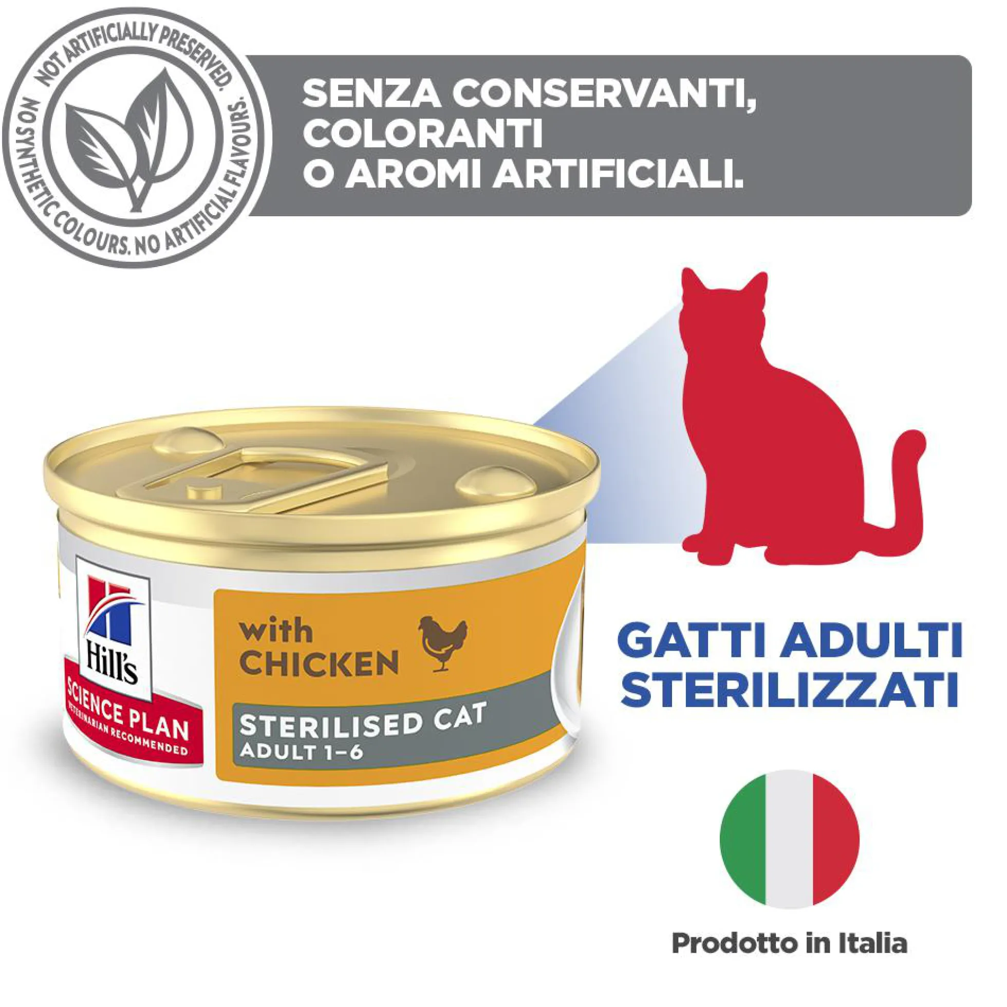 Hill's Science Plan Feline Sterilised Adult Premium Mousse - Pollo