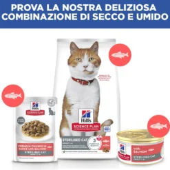 Hill's Science Plan Feline Sterilised Adult Premium Mousse - Salmone