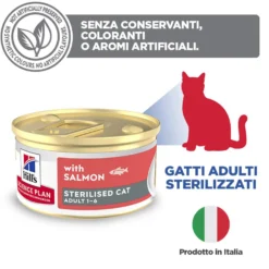Hill's Science Plan Feline Sterilised Adult Premium Mousse - Salmone
