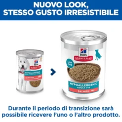 Hill's Science Plan Hypoallergenic - Adult - Salmone - Lattina