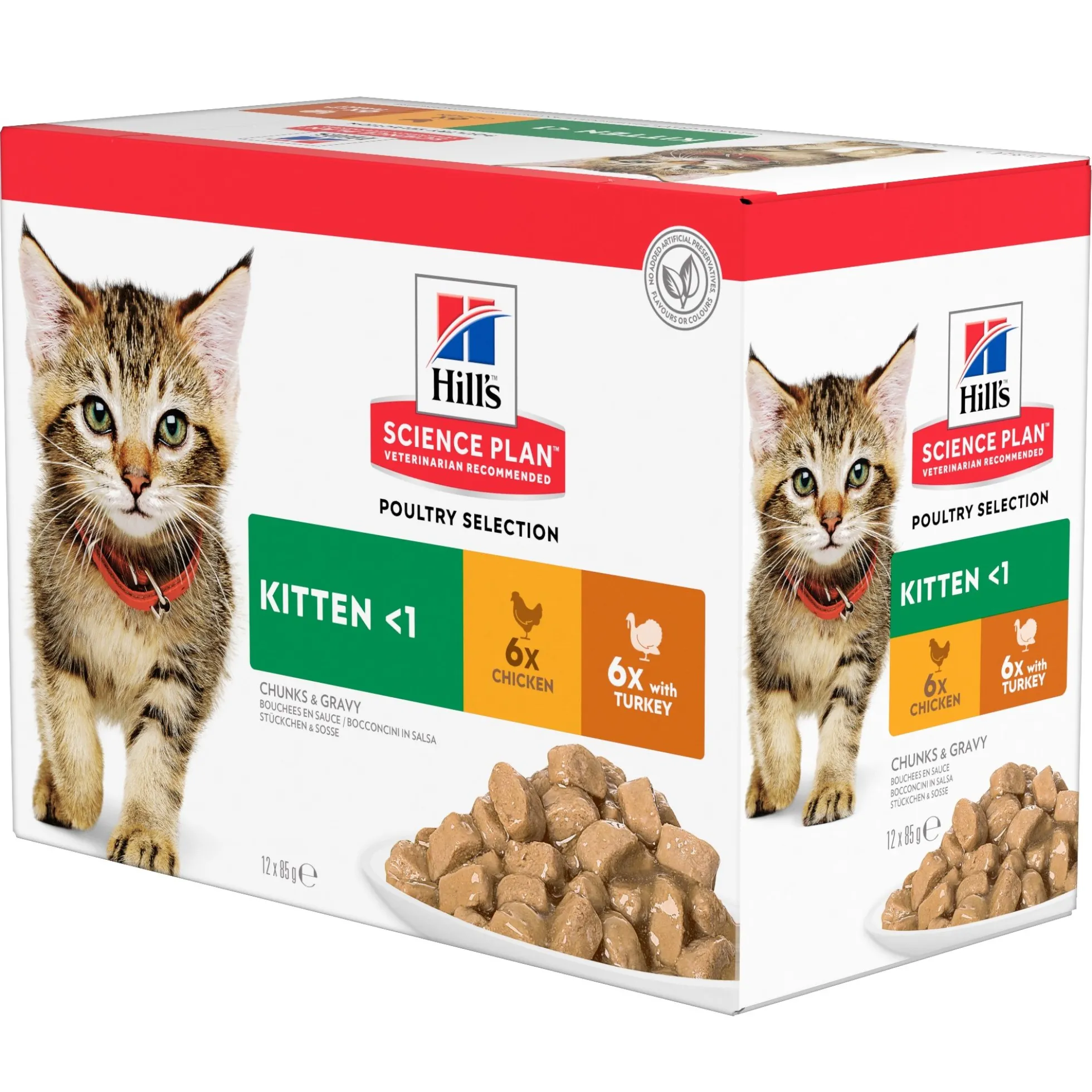 Hill's Science Plan - Kitten - Bustina Pasto - Selezione di Pollame