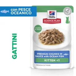 Hill's Science Plan - Kitten - Pesce di mare - Buste Cibo Umido
