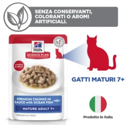 Hill's Science Plan Mature Adult - Pesce Marino - Bustina Pasto