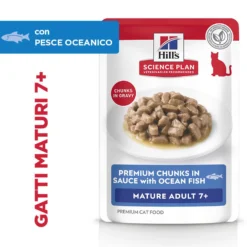 Hill's Science Plan Mature Adult - Pesce Marino - Bustina Pasto