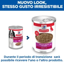 Hill's Science Plan Medium - Adult - Manzo - Lattina
