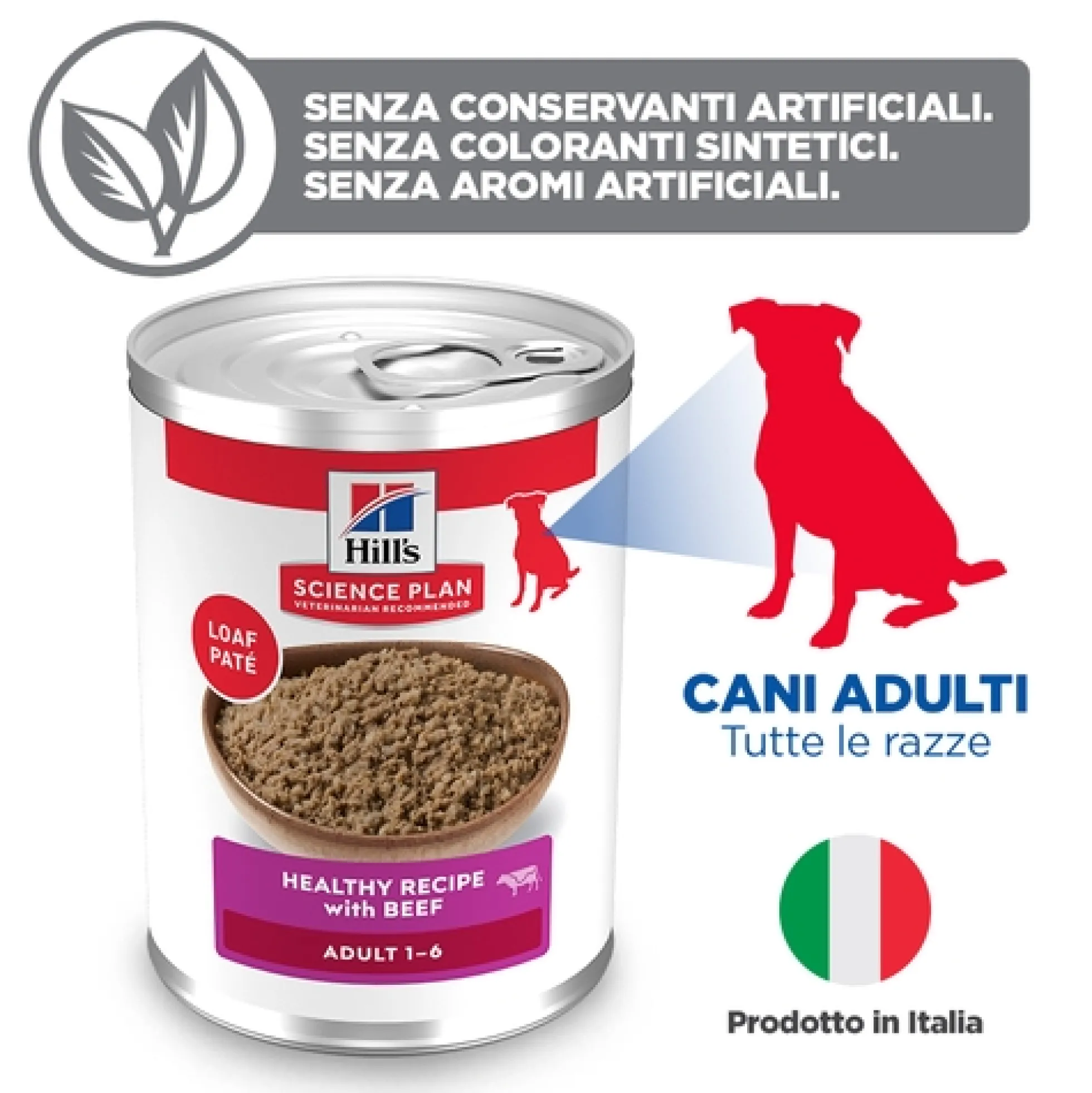 Hill's Science Plan Medium - Adult - Manzo - Lattina