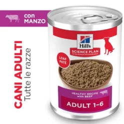 Hill's Science Plan Medium - Adult - Manzo - Lattina