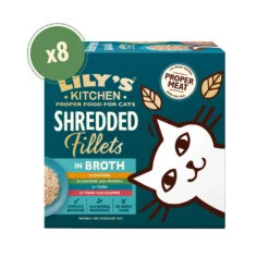 Lily's Kitchen Cat Shredded Fillets Cibo per Gatti - Lattina