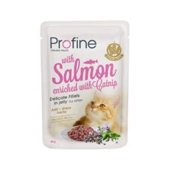 Profine Kitten - Filetti in Gelatina - Cibo per Gatti - Salmone