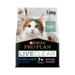 Purina Pro Plan LiveClear Sterilised Senior Cat Food 7+ years - Tacchino