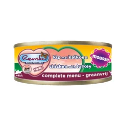 Renske Mousse Cibo Umido - Cibo per Gatti - Pollo e Tacchino