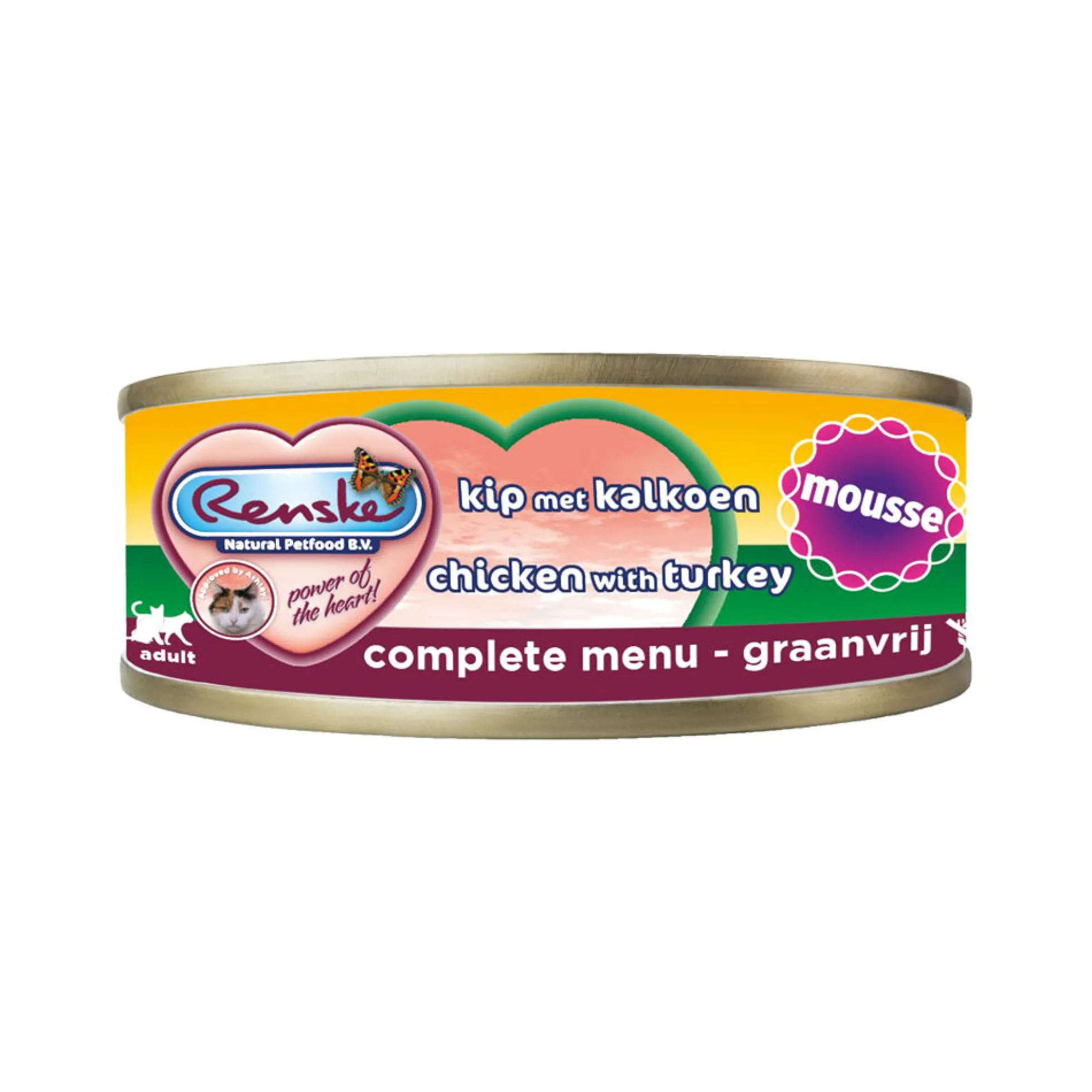 Renske Mousse Cibo Umido - Cibo per Gatti - Pollo e Tacchino