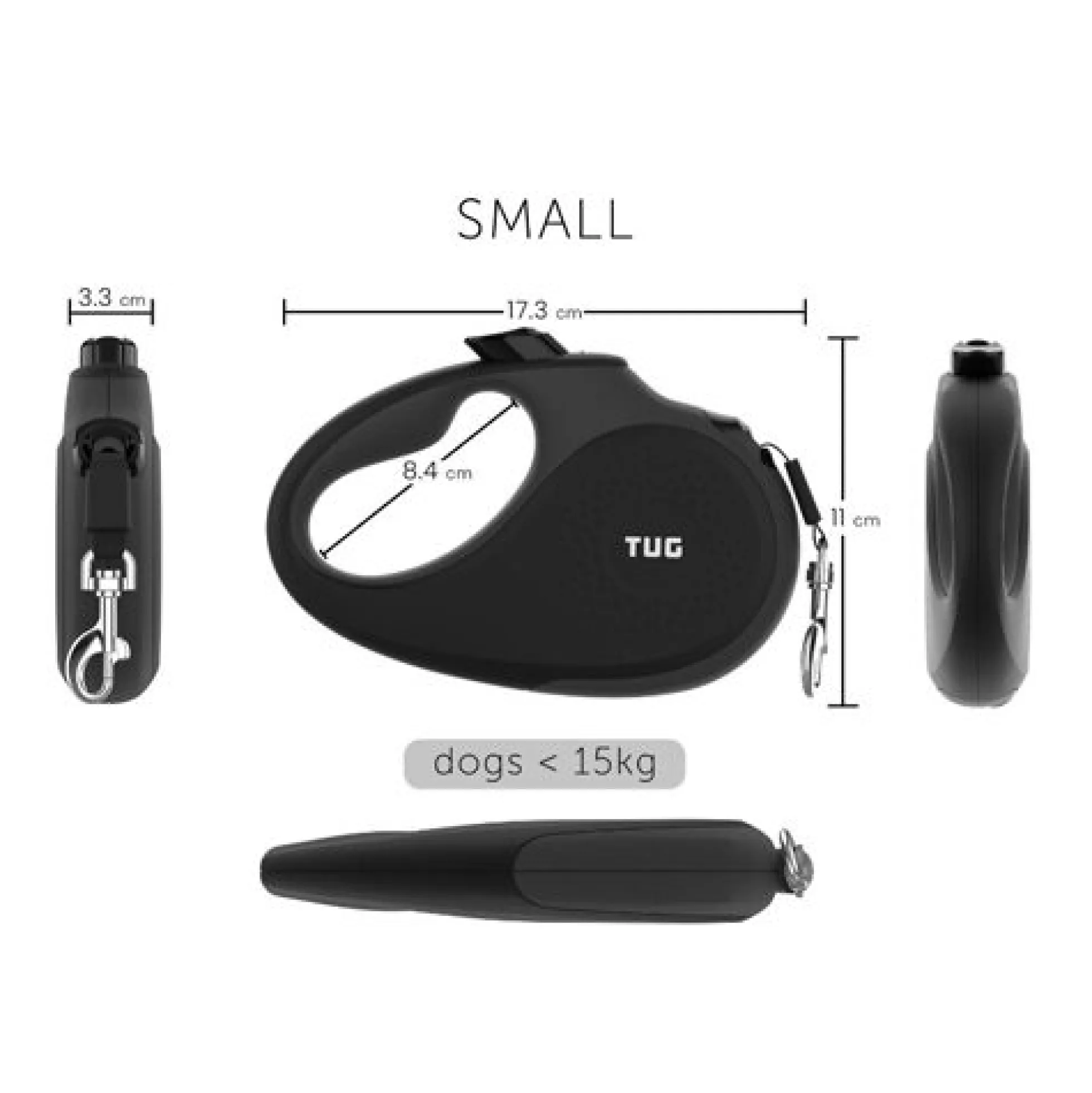 Tug Guinzaglio retrattile 360° anti-attorcigliamento