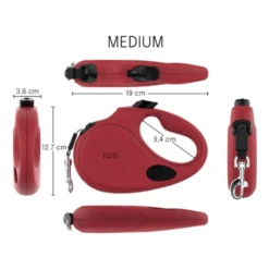 Tug Oval 360° Guinzaglio Retrattile con Dispenser