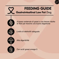 Vetality Gastrointestinal Low Fat - Cibo per cani