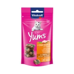 Vitakraft Cat Yums - Pollo e erba per gatti